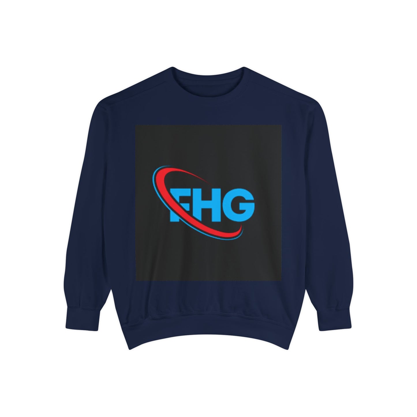 Unisex Garment-Dyed Sweatshirt with FHG Logo - Team Spirit Apparel for Community Engagement