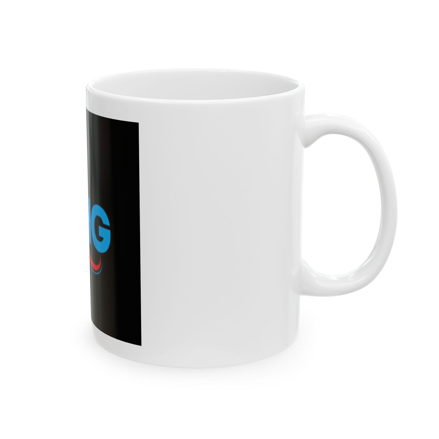 FHG Logo Ceramic Mug - Black Coffee Cup (11oz, 15oz) for Office & Home