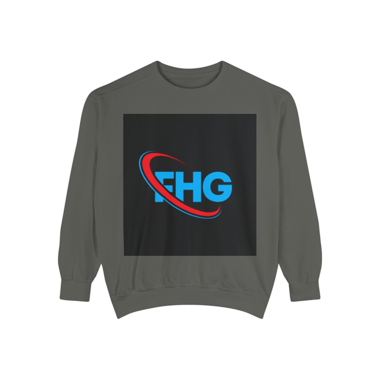 Unisex Garment-Dyed Sweatshirt with FHG Logo - Team Spirit Apparel for Community Engagement