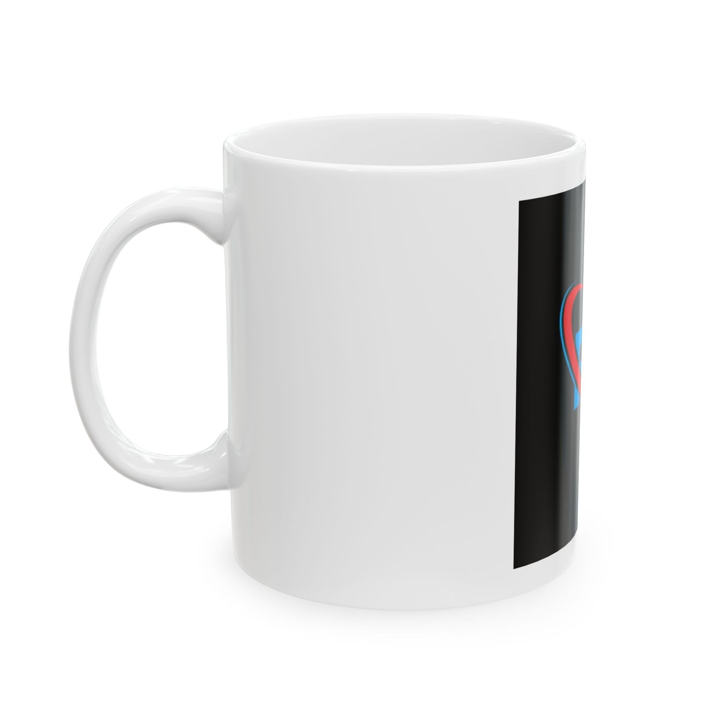 FHG Logo Ceramic Mug - Black Coffee Cup (11oz, 15oz) for Office & Home