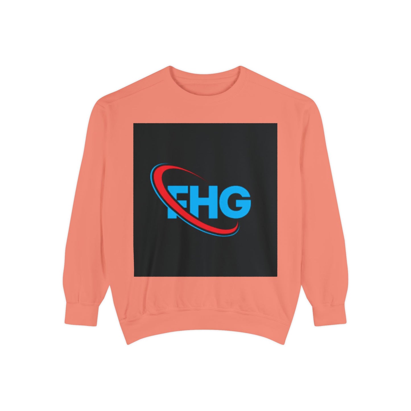 Unisex Garment-Dyed Sweatshirt with FHG Logo - Team Spirit Apparel for Community Engagement