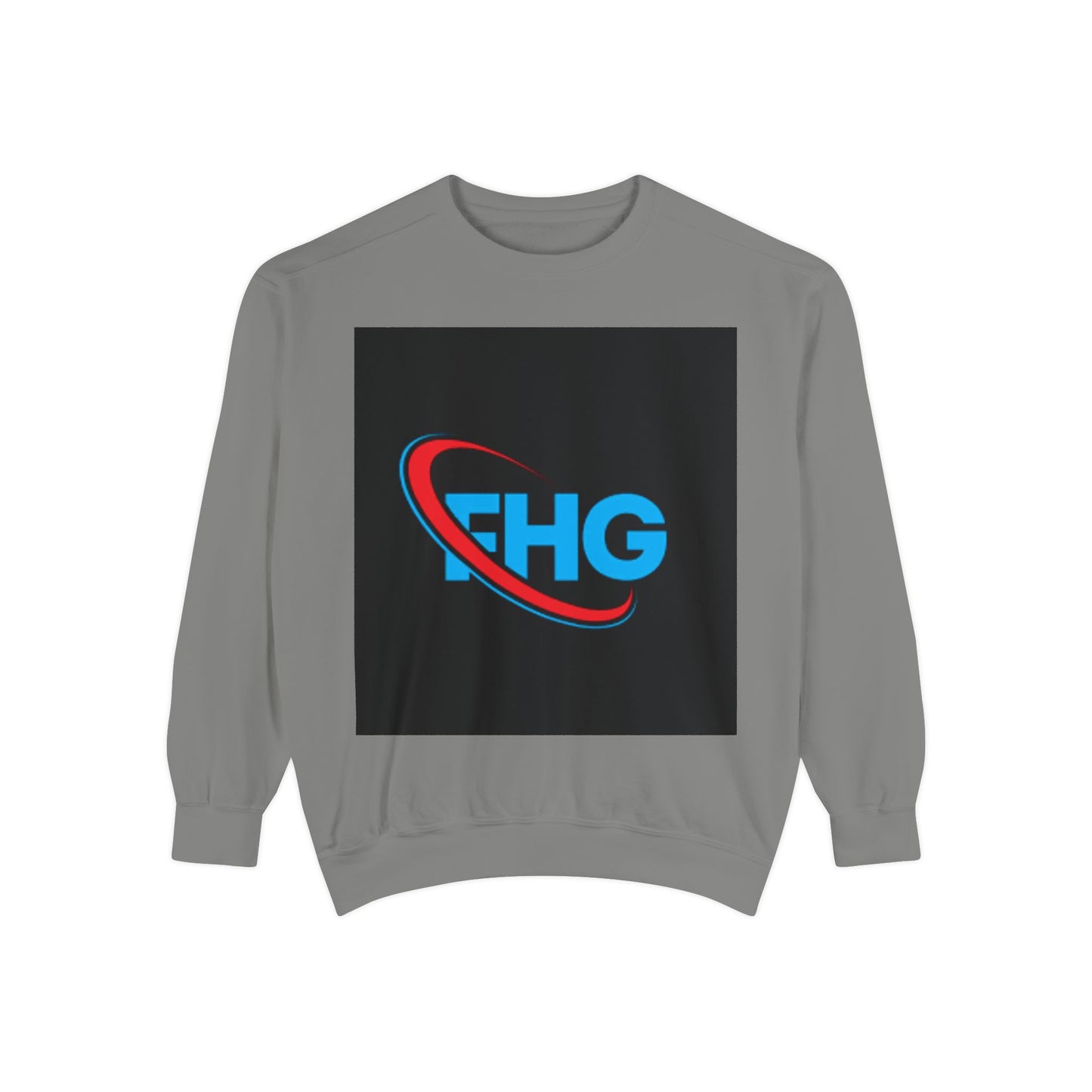 Unisex Garment-Dyed Sweatshirt with FHG Logo - Team Spirit Apparel for Community Engagement