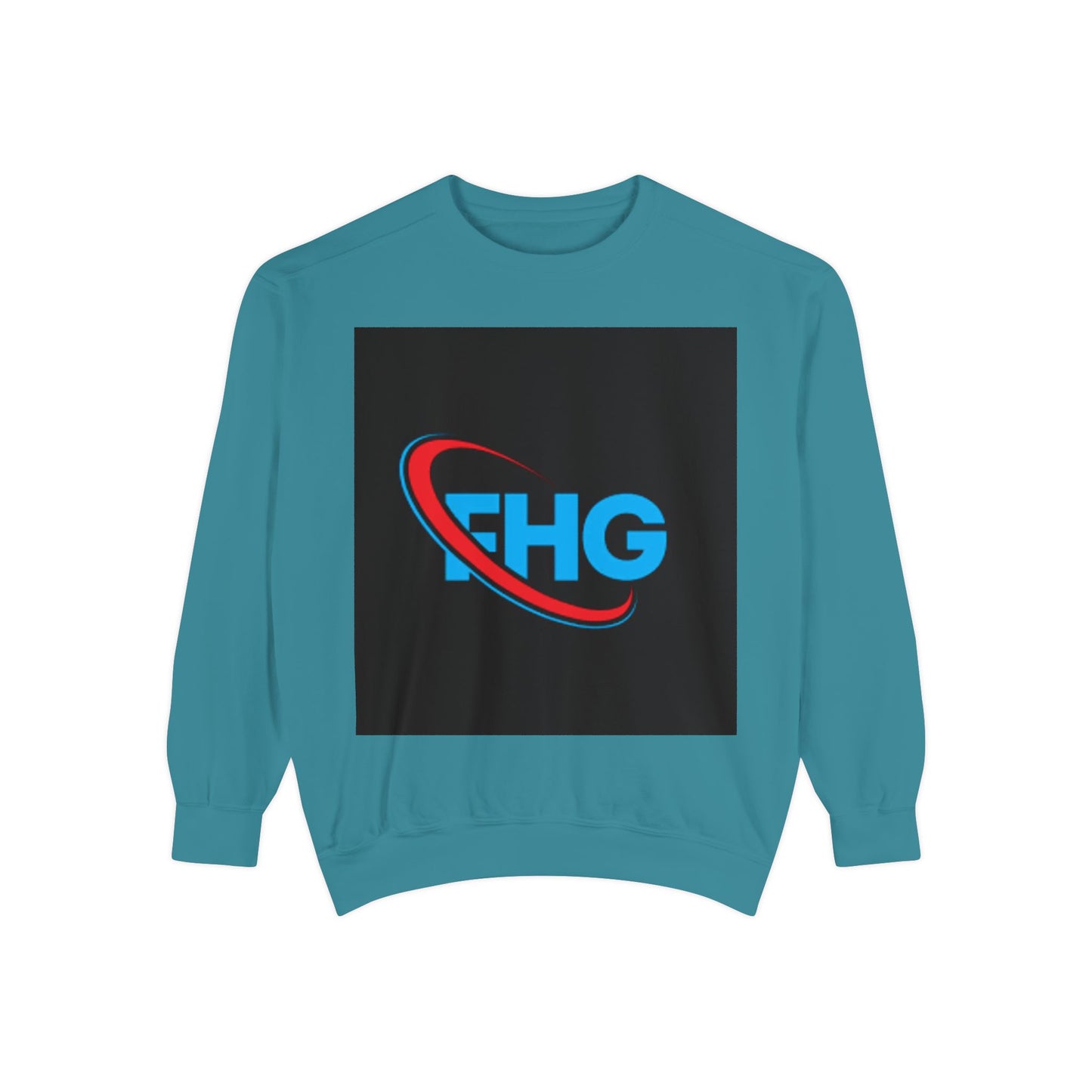 Unisex Garment-Dyed Sweatshirt with FHG Logo - Team Spirit Apparel for Community Engagement