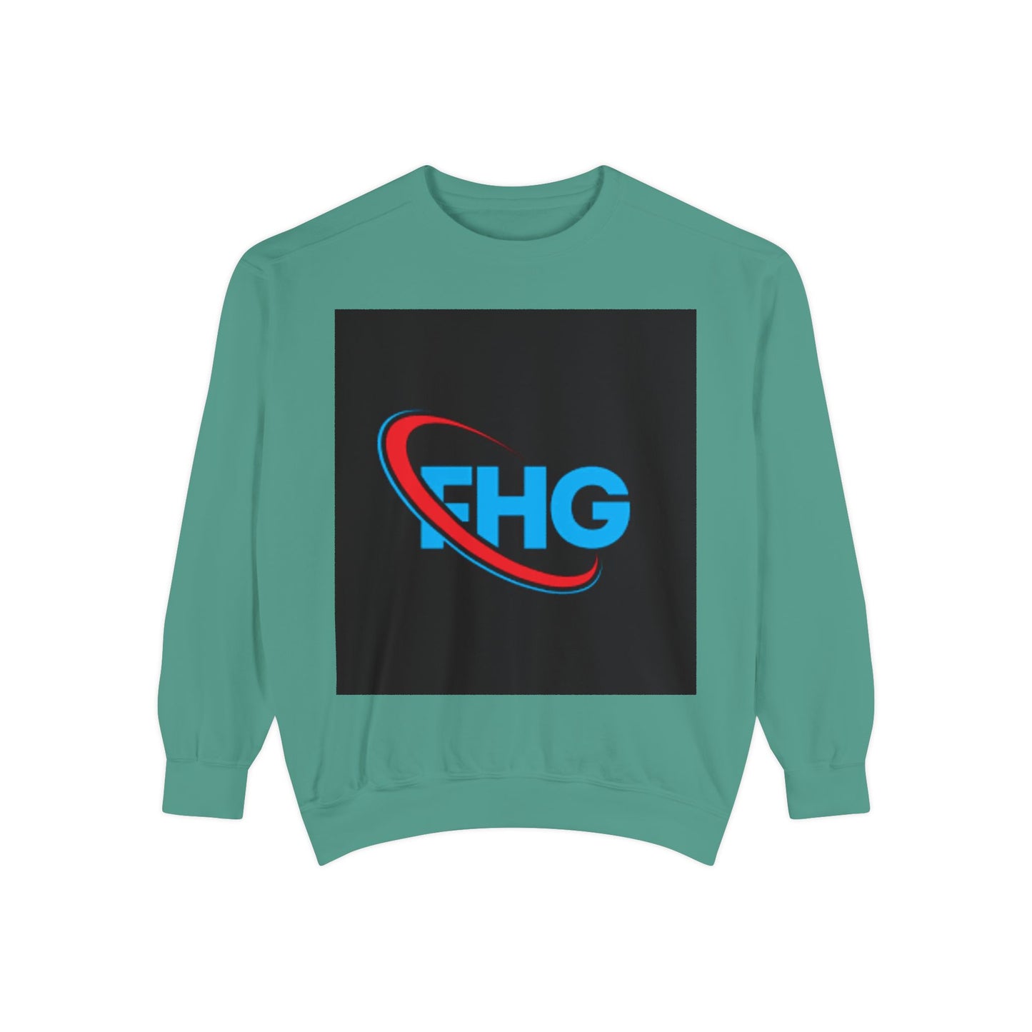 Unisex Garment-Dyed Sweatshirt with FHG Logo - Team Spirit Apparel for Community Engagement