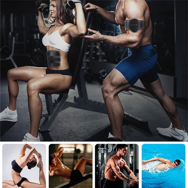 EMS Wireless Muscle Stimulator Trainer Smart Fitness Abdominal Training Body