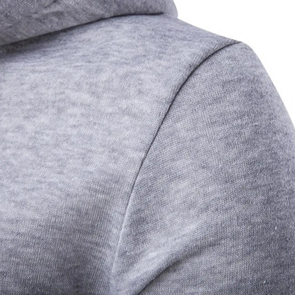 Autumn Men Sweatshirts Long Sleeve Jacket Hoodie Zipper Closure Jacket Male