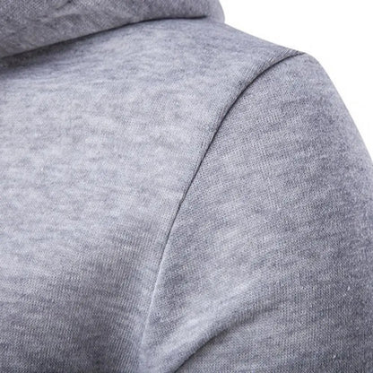 Autumn Men Sweatshirts Long Sleeve Jacket Hoodie Zipper Closure Jacket Male