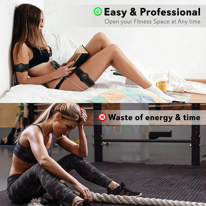 EMS Wireless Muscle Stimulator Trainer Smart Fitness Abdominal Training Electric