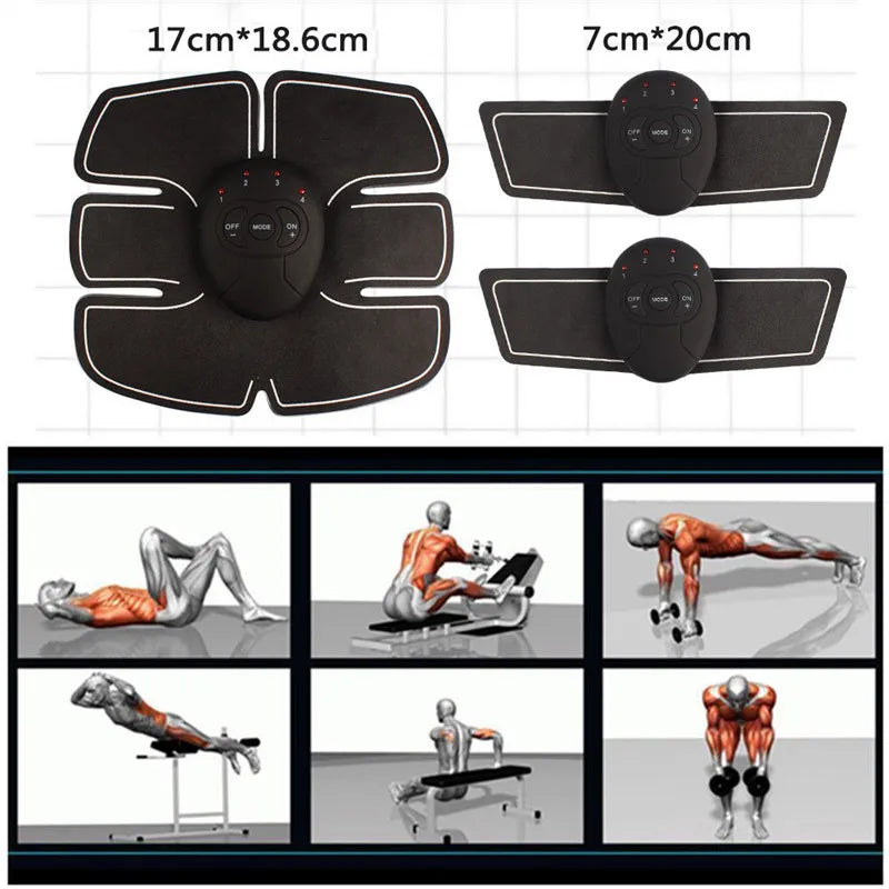 EMS Wireless Muscle Stimulator Trainer Smart Fitness Abdominal Training Body