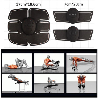 EMS Wireless Muscle Stimulator Trainer Smart Fitness Abdominal Training Body