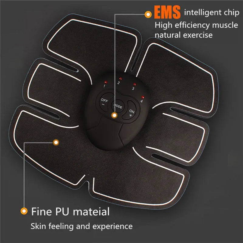 EMS Wireless Muscle Stimulator Trainer Smart Fitness Abdominal Training Body