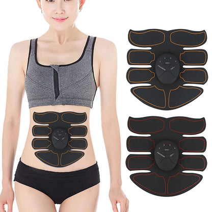 Fitness Gel Pads Abdominal ABS EMS Trainer Weight Loss Muscle Stimulator