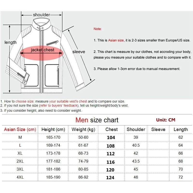 Mens Vest Jacket Warm Sleeveless Jackets Winter Waterproof Zipper Coat Autumn