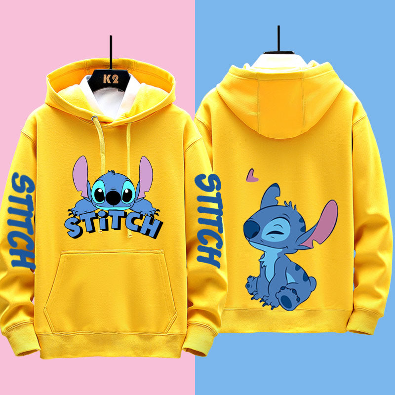 Disney Stitch Different Couple Outfits for Men and Women Casual Sweatshirts