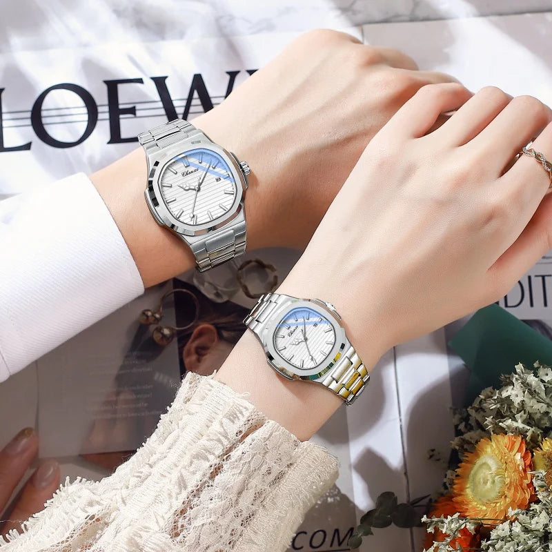 CHENXI 8222 Men's Quartz Watch Luxury Stainless Steel Wristwatch Waterproof