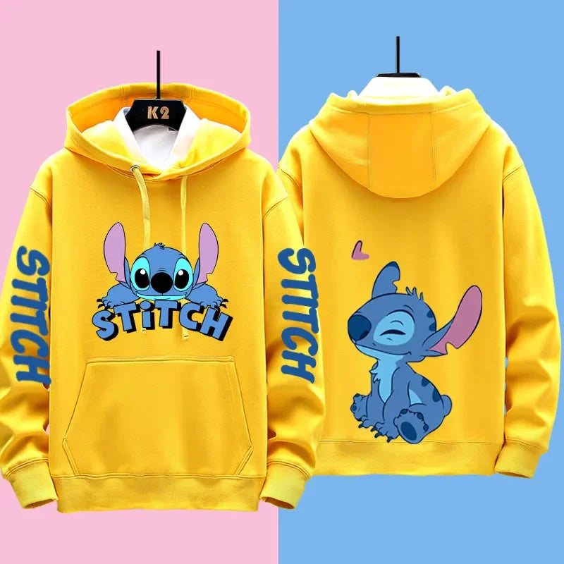 Disney Stitch Different Couple Outfits for Men and Women Casual Sweatshirts