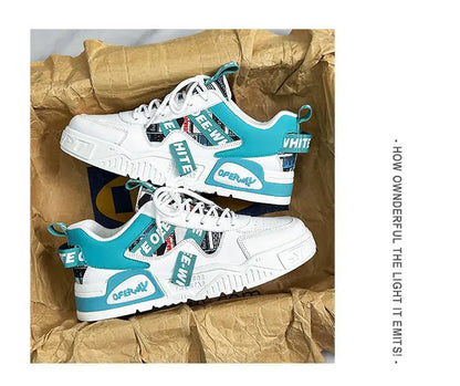 Skateboard Mens Shoes Summer Sneakers Leather Casual Fashion Outdoor Running