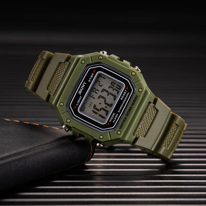 2024 Digital Watches For Men Sports Waterproof Bracelet Clock Gold Electronice