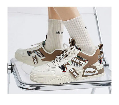 Skateboard Mens Shoes Summer Sneakers Leather Casual Fashion Outdoor Running