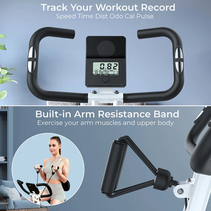 Free Shipping Indoor Bike Heart Rate Detection Digital Display Collapsible