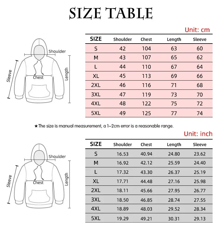 2024 Fashion 3D Printed Men's Hoodie Fashion Street Casual Loose Sportswear New