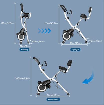 Free Shipping Indoor Bike Heart Rate Detection Digital Display Collapsible