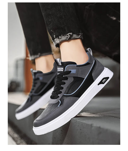 Summer Men's Shoes New Breathable Canva Shoes Korean Trendy Versatile