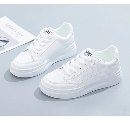 Women's Shoes Summer Thick Sole White Spring Autumn Breathable Platform Tennis
