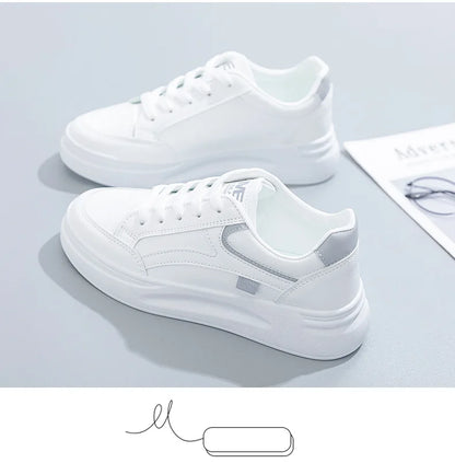 Women's Shoes Summer Thick Sole White Spring Autumn Breathable Platform Tennis
