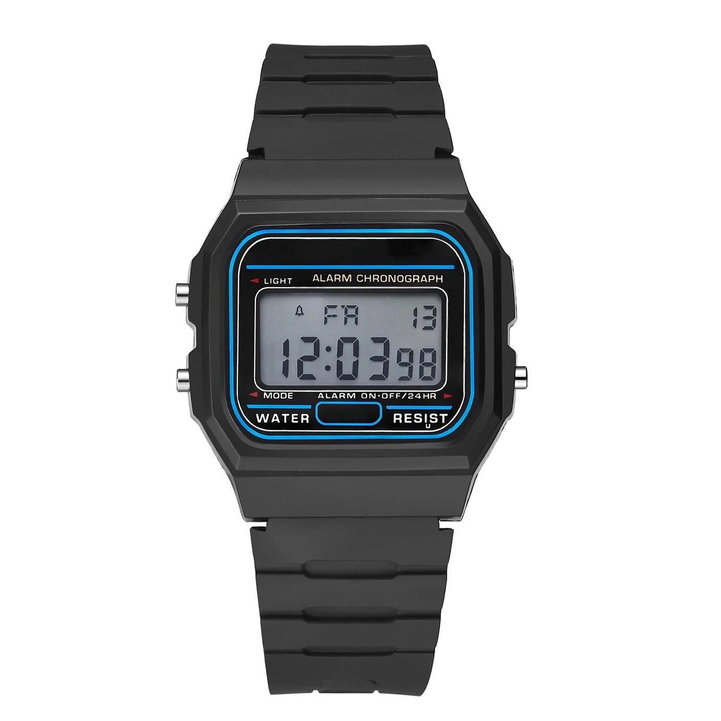 2024 Digital Watches For Men Sports Waterproof Bracelet Clock Gold Electronice