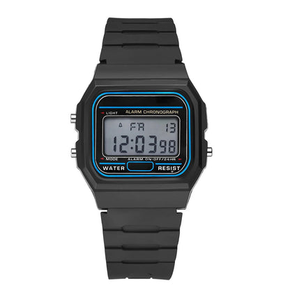 2024 Digital Watches For Men Sports Waterproof Bracelet Clock Gold Electronice