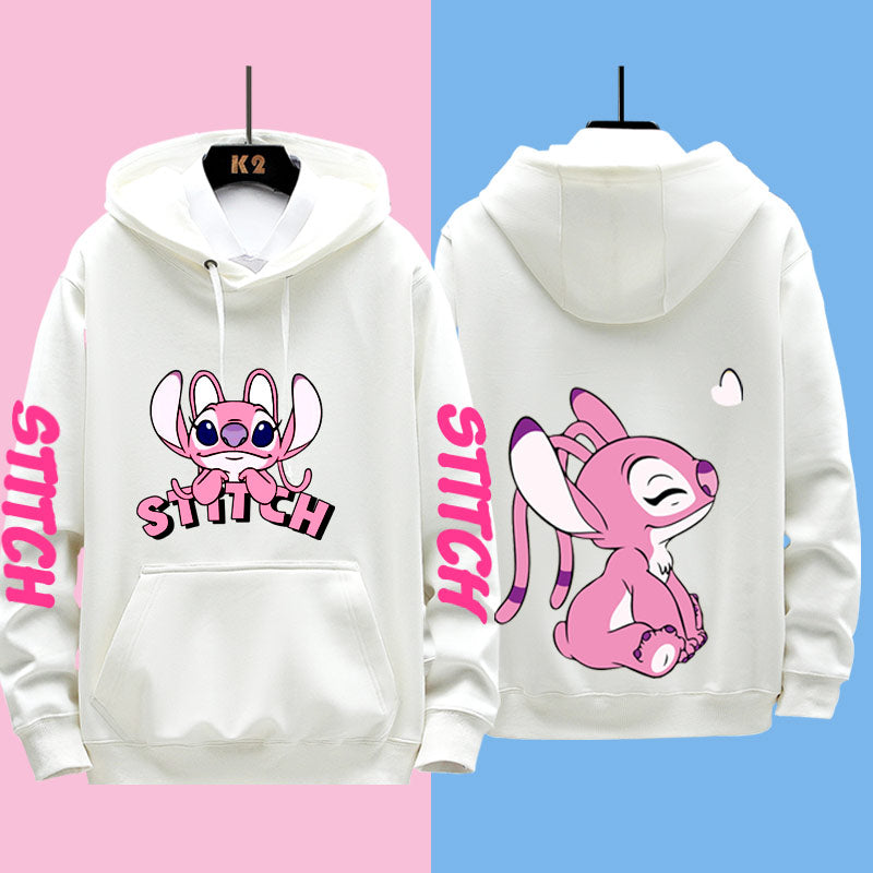 Disney Stitch Different Couple Outfits for Men and Women Casual Sweatshirts