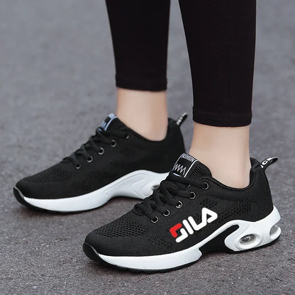 New Running Shoes Ladies Breathable Sneakers Summer Light Mesh Air Cushion