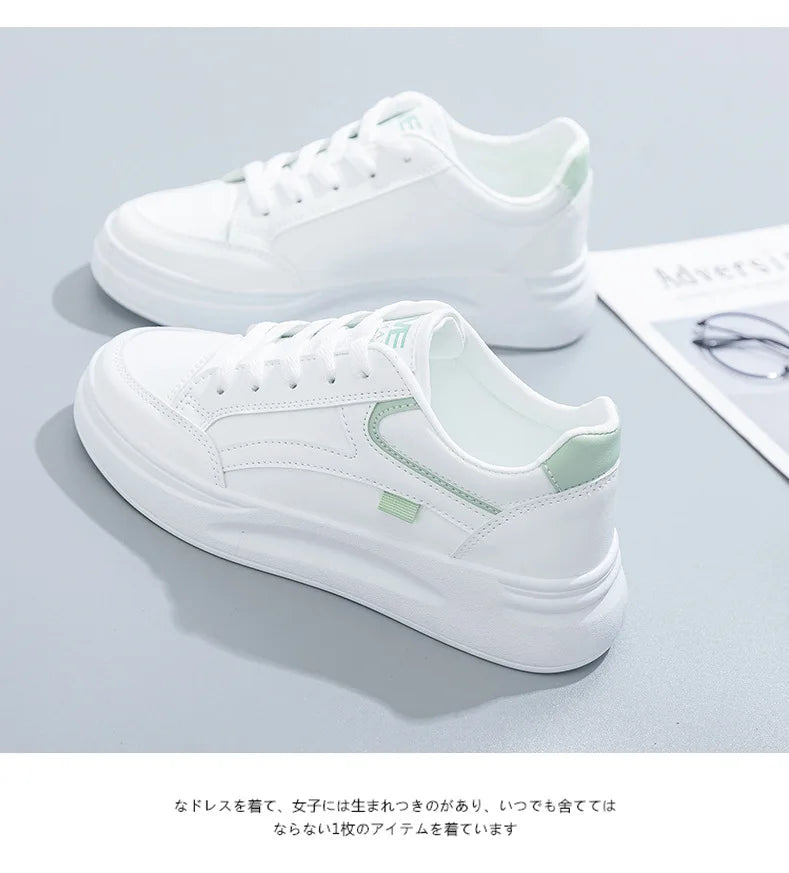 Women's Shoes Summer Thick Sole White Spring Autumn Breathable Platform Tennis