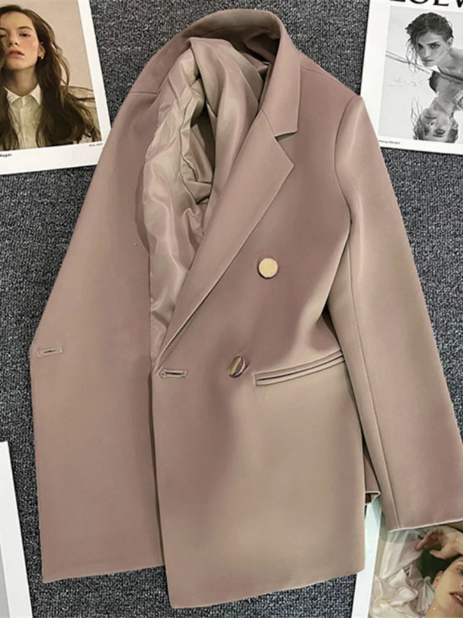 Women's Suit Coat Elegant Sports Casual Blazer Korean Fashion Luxury Jacket