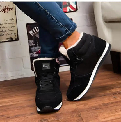 Snow Boots Men Male Men's Sneaker Men's Winter Shoes Plush Ankle Boots