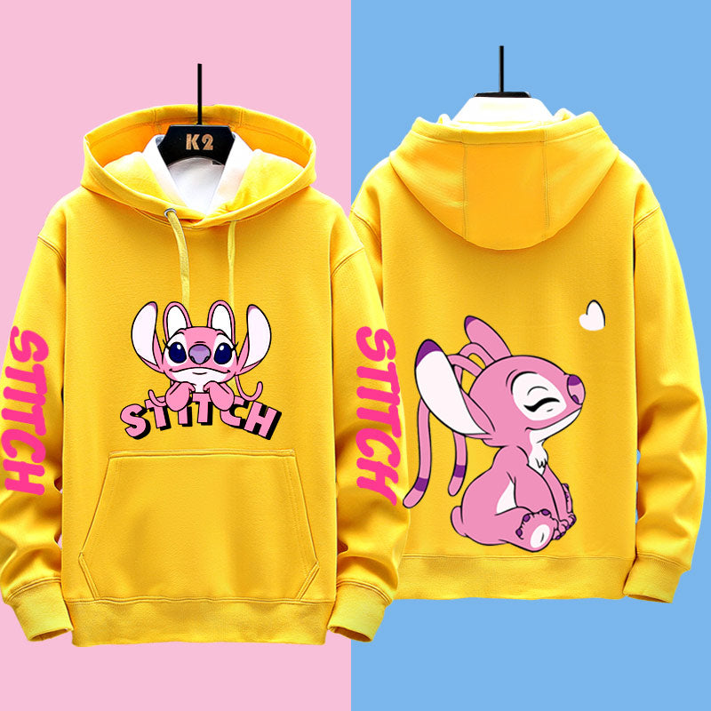 Disney Stitch Different Couple Outfits for Men and Women Casual Sweatshirts