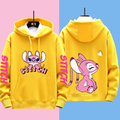 Disney Stitch Different Couple Outfits for Men and Women Casual Sweatshirts