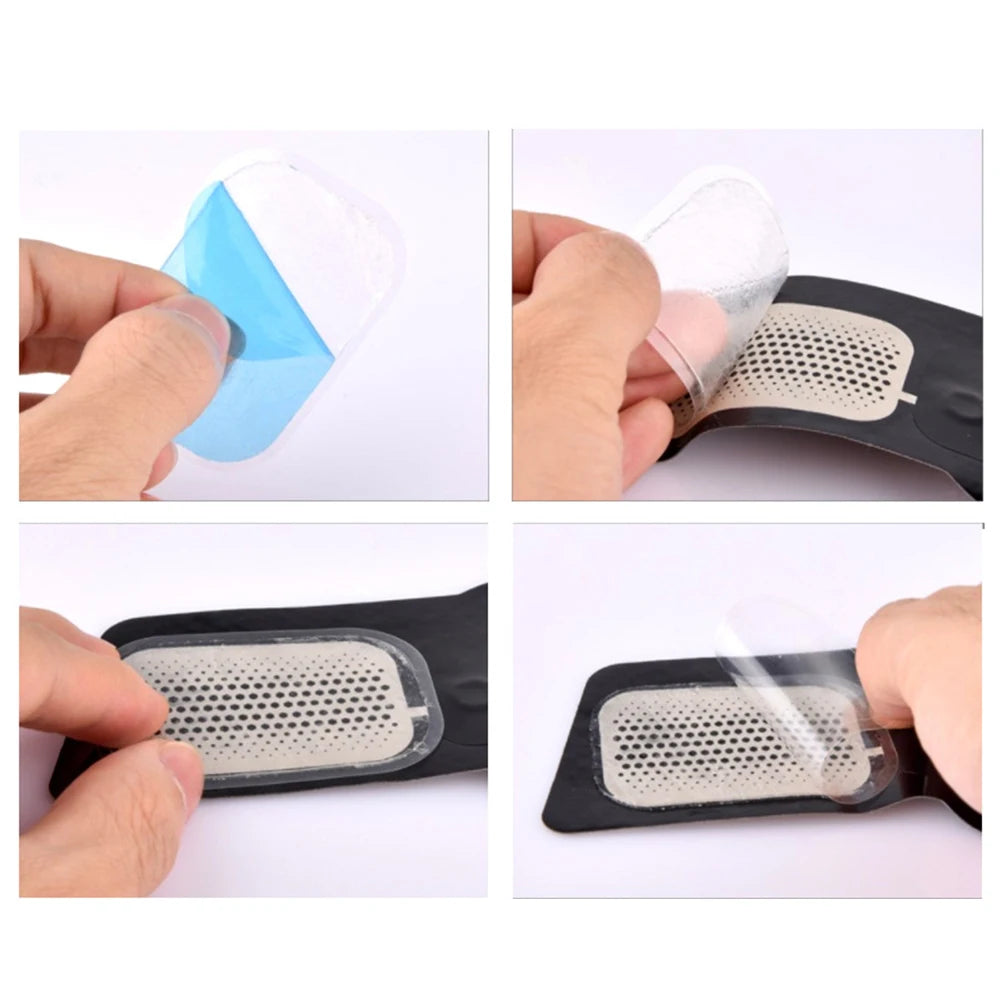 Electric Muscle Stimulator EMS Abdominal Fitness Stickers Rechargeable Body Slim