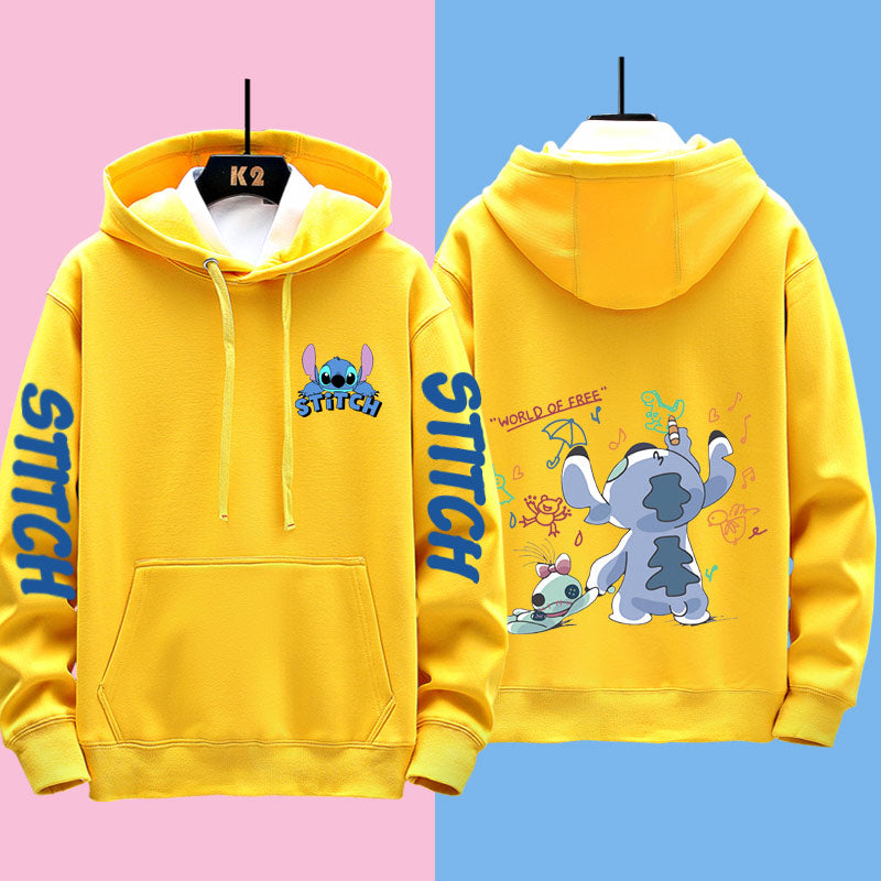 Disney Stitch Different Couple Outfits for Men and Women Casual Sweatshirts