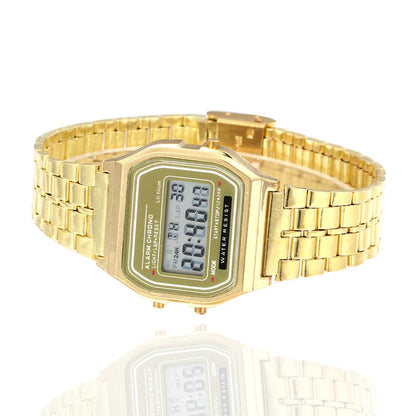 2024 Digital Watches For Men Sports Waterproof Bracelet Clock Gold Electronice