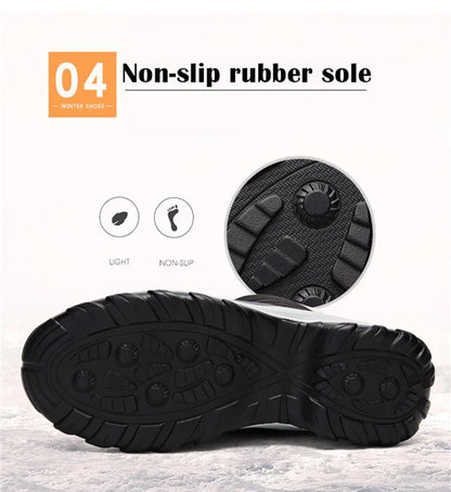 Winter Shoes Waterproof Boots Women Snow Boots Plush Warm Ankle Boots For Women