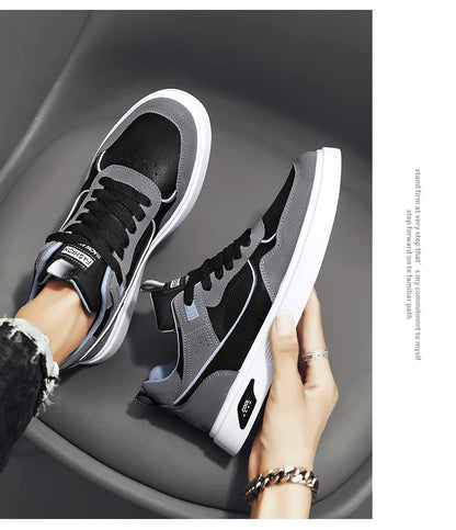 Summer Men's Shoes New Breathable Canva Shoes Korean Trendy Versatile
