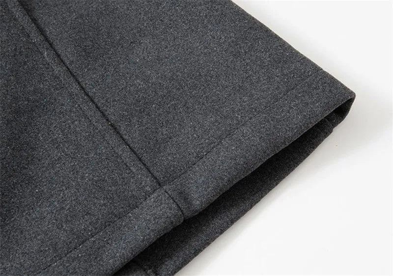Men's Jackets Winter Autumn Long Windproof Coat Fashion Business Casual Thick