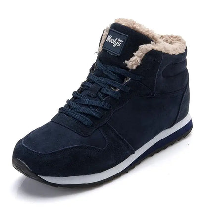 Snow Boots Men Male Men's Sneaker Men's Winter Shoes Plush Ankle Boots