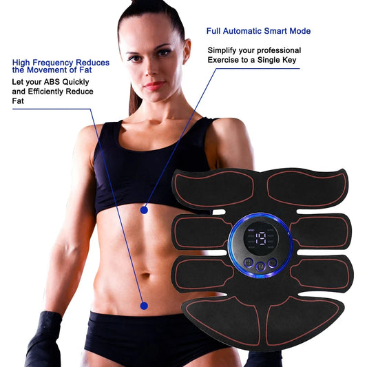 ABS Stimulator Muscle Toner EMS Muscle Stimulator Fitness Weight Loss Massager