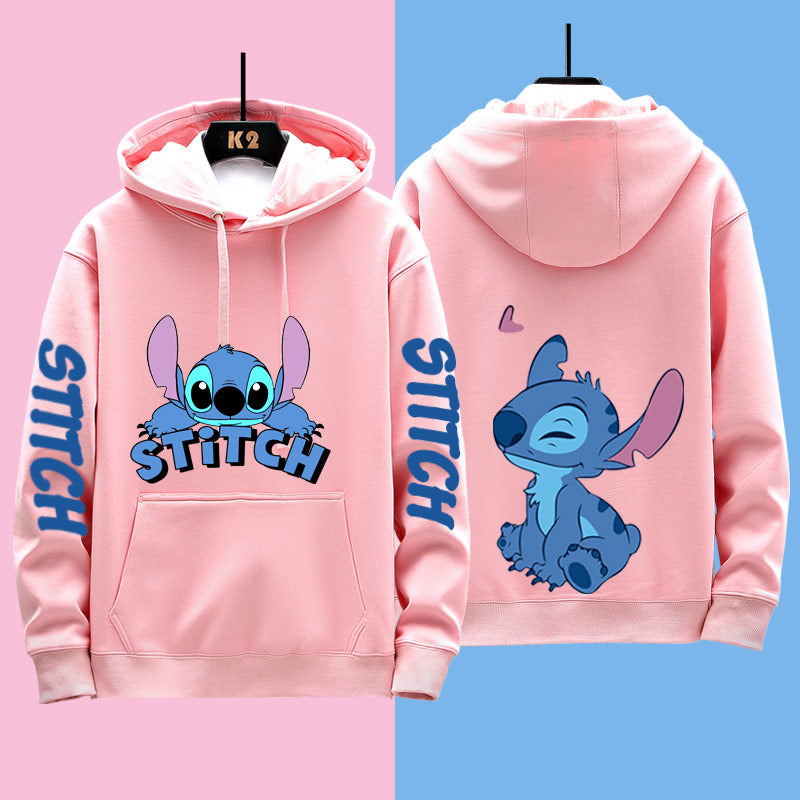 Disney Stitch Different Couple Outfits for Men and Women Casual Sweatshirts