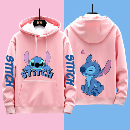 Disney Stitch Different Couple Outfits for Men and Women Casual Sweatshirts