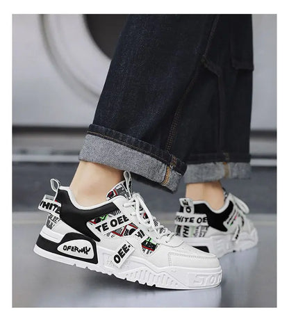 Skateboard Mens Shoes Summer Sneakers Leather Casual Fashion Outdoor Running