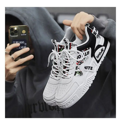 Skateboard Mens Shoes Summer Sneakers Leather Casual Fashion Outdoor Running